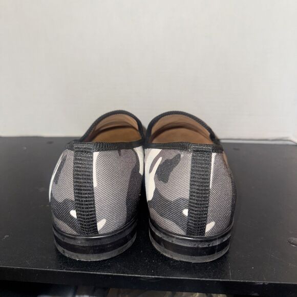 Duke Dexter Shoes Stormtrooper Loafers Camo  White Grey Handmade 9 main image 6